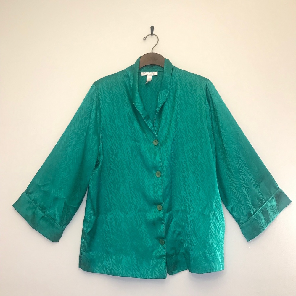 OSCAR DE LA RENTA Green Top